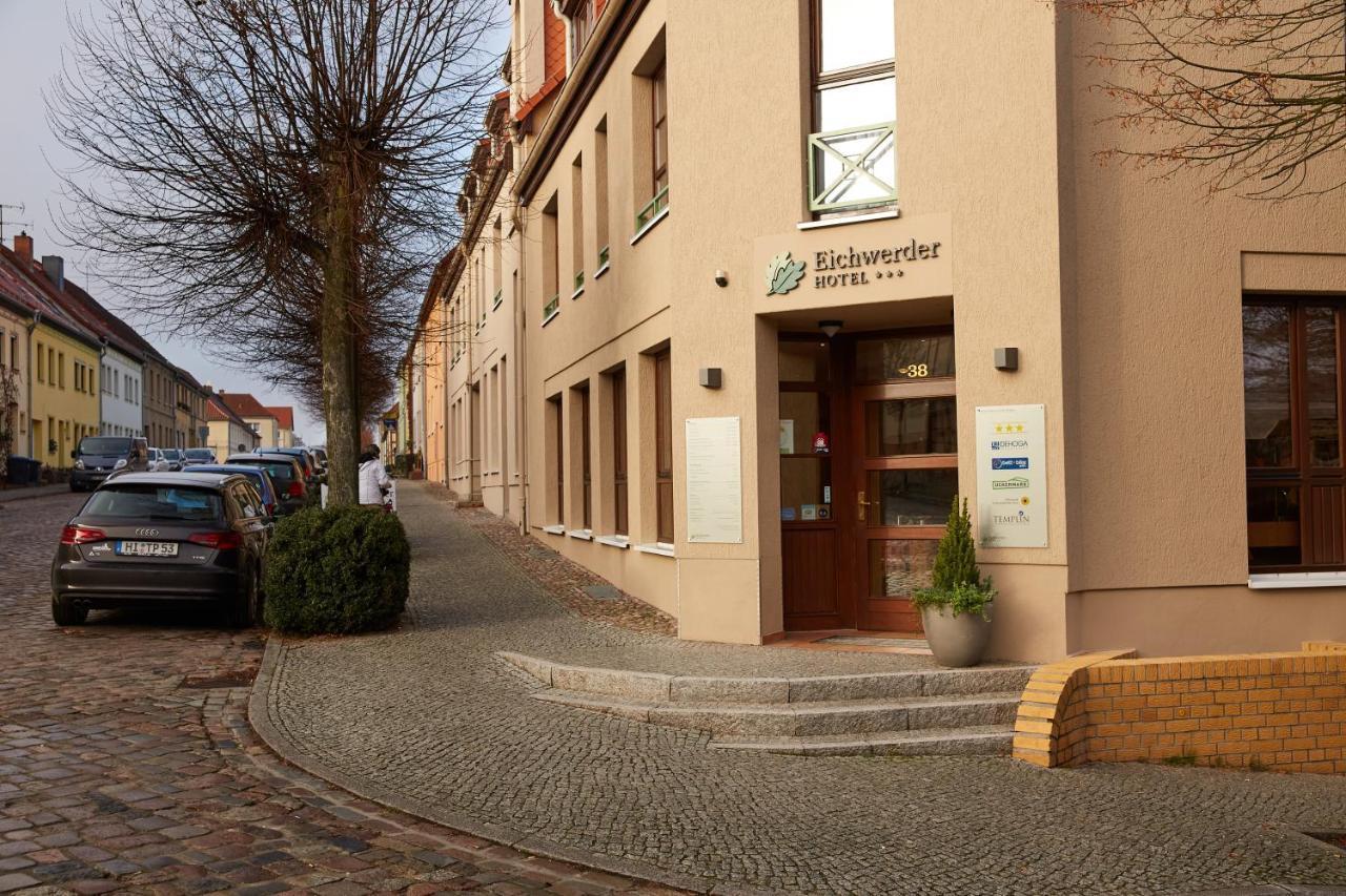 Hotel Garni "Zum Eichwerder" Templin Exterior foto